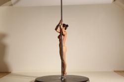 Poledance reference poses of Fannie